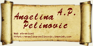 Angelina Pelinović vizit kartica